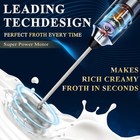 3in 1 Handheld Electric Whisk Mixer rechargeable 3 Speed Milk Frother Egg Beater