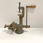 Vintage Landers Frary   Clark Food Meat Grinder Table Mount Kitchen Tool