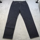 Non Stock Jeans Mens 34x32 Selvedge Raw Denim Straight Leg Casual Pants