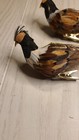 2 Vintage Real Feather Pheasants Clip-on Christmas Ornament 11  Long