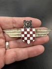 Croatia German World War Ii Wwii Luftwaffe Air Force U Pilot Wings Badge Pin