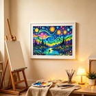 Starry Sky Diamond Art Kits For Adults  5d Scenery Painting Km1384-1