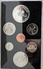 1975 Canada Double Dollar Specimen 7-coin Set W silver Calgary Dollar Rodeo