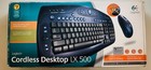 Logitech Lx500 Cordless Desktop Wireless Keyboard   Optic Mouse Set
