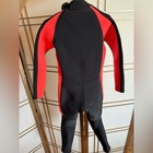 Kids Divmystery Wetsuit - Size Unisex Size 4 - Black   Red - Euc 
