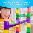 National Geographic Glowing Marble Run Construction Set   Storage Bag- For Kids
