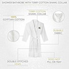 Baroque Royal s Kids Hooded Terry Robe  100  Egyptian Cotton  Shawl Collar Draws