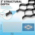 Geocell Gravel Grid 3   Depth For Driveway  6 5 X 16 5 Ft For Parking   Landscap