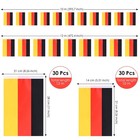 Ahfulife 33 Ft German String Flags Banner For World Cup Decorations  30 Pcs