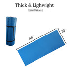 Proedge Sports Yoga Mat Extra Thick 15mm Exercise Mat 68x24 Pilates Meditation