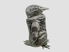 Exceptional 800 Silver Figural Penguin Cigar   Cigarette Lighter Sterling