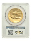 1907  20 High Relief Pcgs Au53  wire Edge  - St  Gaudens  20
