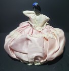 Antique Porcelain Half Doll Half Pin Cushion German Art Deco Victorian