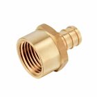 Efeild 25 Pcs Efield 1 2  Pex X 1 2  Female Npt  Adapter Brass Crimp Fittings