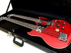 Double Neck Bass guitar 4 6 String Electric Guitar   Hard-shell Case
