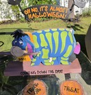 Vintage Disney Eeyore Skeleton Almost Halloween Countdown Days Calendar Wood