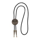 Western Bolo Tie For Men Vintage Cowboy Rodeo Cross Bolo Ties For Women  bronze 