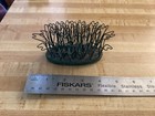 Vintage Blue Ribbon Flower Holder Frog Metal Wire Cuyahoga Falls