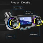 Fm Transmitter Aux Modulator Bluetooth Handsfree Car Kit Car Audio Mp3