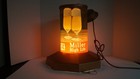 Vintage Miller High Life Beer Hanging Bar Sign Light W  Ceiling Mount - Works