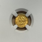1851 Liberty  1 Gold  ngc Au58 