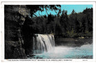 1934 Post Card To Forrest J Ackerman Of Rushing Tahquamenon Falls From Hiawatha 