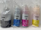 New Genuine Canon Gi-20 Black Color 4pk Pigment Ink Bottle Pixma G5020