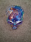 Rare Mexican Hand Painted Ceramic Skull Calavera Dia De Los Muertos Folk Art 6 