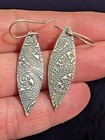 Artisan Made Bohemian-inspired Silver Dangle Earrings