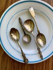 Lot 90g Assorted Spoons  International Deep Silver Rogers British Electro Plate