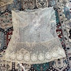 Antique Victorian Lace Lot Scrap Dress Slip Silk Womens Vintage  2c Floral Lot 3