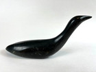 Vintage Artist Signed Eskimo Inuit Hand Carved Soapstone Bird Sculpture Figurine