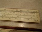Keuffel   Esser Slide Rule Lot Of 2 N-4100 Vintage Leather Case Usa Elevation Ke