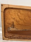 Vintage Half Hull Great Lakes Bulk Freighter Paul L  Tietjen Wooden Carved Pic