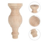 French Decorative Wooden Column Base Furniture Feet End Table Legs