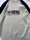 Diesel Vintage Knitwear Zip Striped Archival Japanese Hype Large