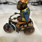 1940 s German Tin Wind-up  arnold The Monkey  On Tricycle