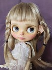Custom Blythe Dainty Biscuit Doll Wig Elf Ears Collectible 15 