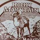 Vintage Rocky Mountains Sign - National Park Colorado Gas Pump Porcelain Sign