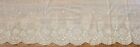 Superb Wide Handmade Antique Vintage French Lace Flounce