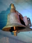 Antique Nautical Ship Boat Bronze Brass Bell Bracket Fire Engine Collectible