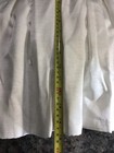 Custom Made Queen Dust Ruffle 15    Drop Lined Tailored Bed Skirt Off White Linen
