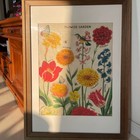 Vintage Flower Garden 100 cotton Printed Kitchen Dishcloth Tea Towel New 19 x33 