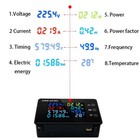 Electric Power Consumption Usage Meter Watt Meter 120 240 Vac 0-100 Amps  e12a