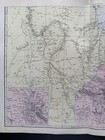 1891 Egyptian Sudan   Abyssinia Hand Coloured Original Antique Map By G w  Bacon