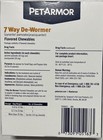 Petarmor 7 Way De-wormer 6 Flavored Chewables For Small Dogs