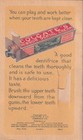 Vintage Folder Colgate Ribbon Dental Cream Toothpaste Mechanical Trade Card