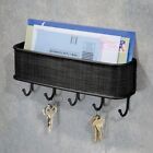 Key Holder Mail Rack Wall Mounted Entryway Shelve Hanger Letter Sorter Organizer