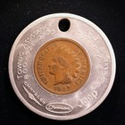 Encased 1907 Indian Cent - Ferman Chrysler Jeep Of New Port Richey  Florida