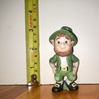 Lefton 1990 Elf Figurine Green Outfit Hat Fantasy Elves Collectible